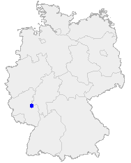 Rüdesheim am Rhein in Deutschland